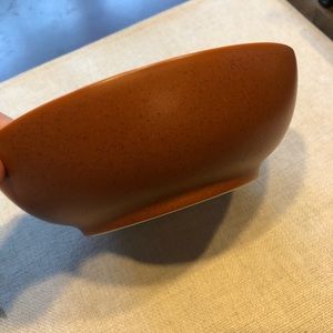 Set of 4 ColorWave Terra Cotta dish set.